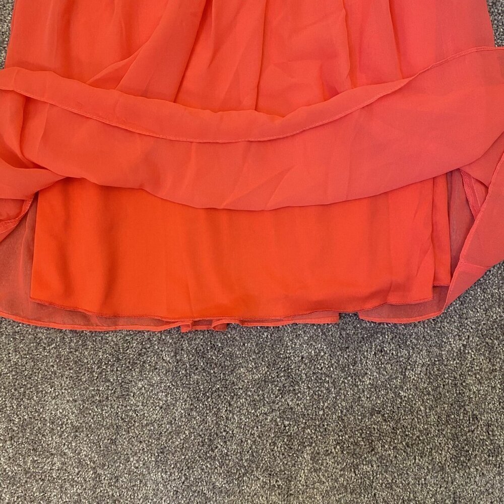 B. Darlin Women's Dress Size 7 / 8 Pink Gold Sleeveless Back Zip Made in USA EUC - Picture 4 of 10